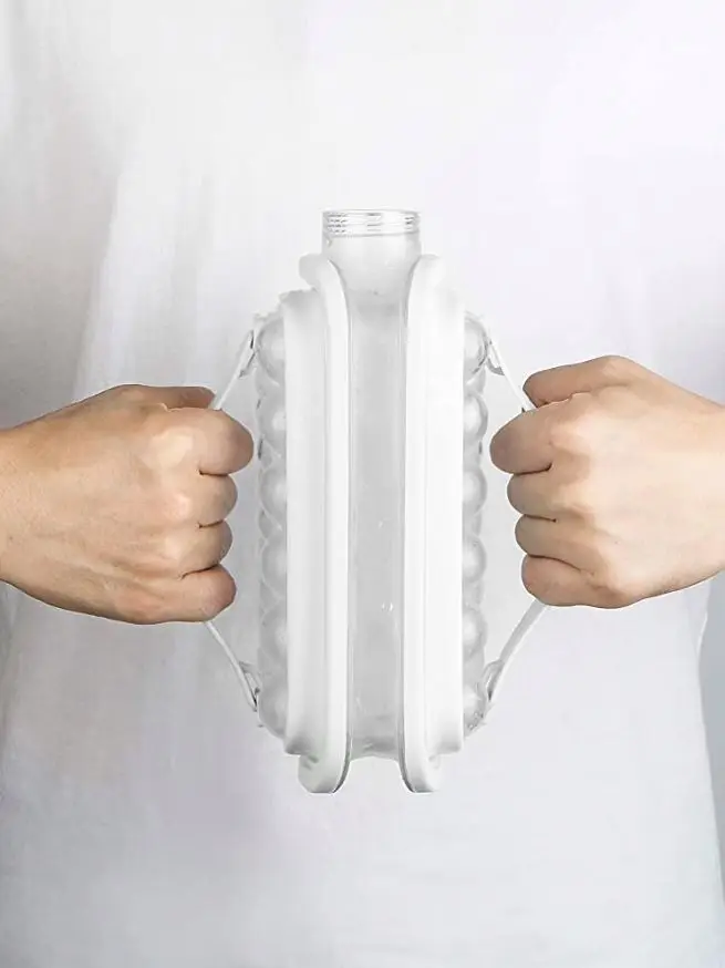 Ice Ball Maker Kettle Kitchen Bar Accessories Gadgets Creative Ice Cube Mold 2 In 1 Multi-functional Ice Hockey Kettle