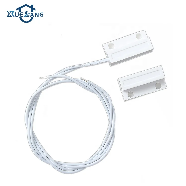 Боковые провода белого/коричневого цвета с проводами 250 мм магнитный датчик поверхностного монтажа дверной контакт язычком OKI
