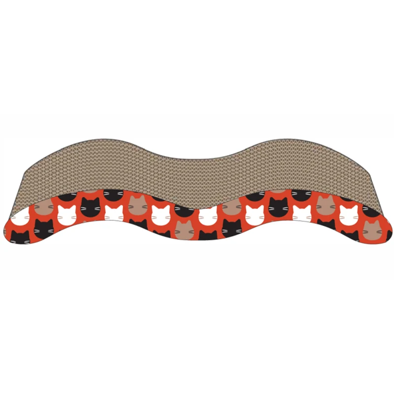 Cat Scratcher Cardboard Scratching Pads Scratch Lounge Sofa Bed Cat Toy