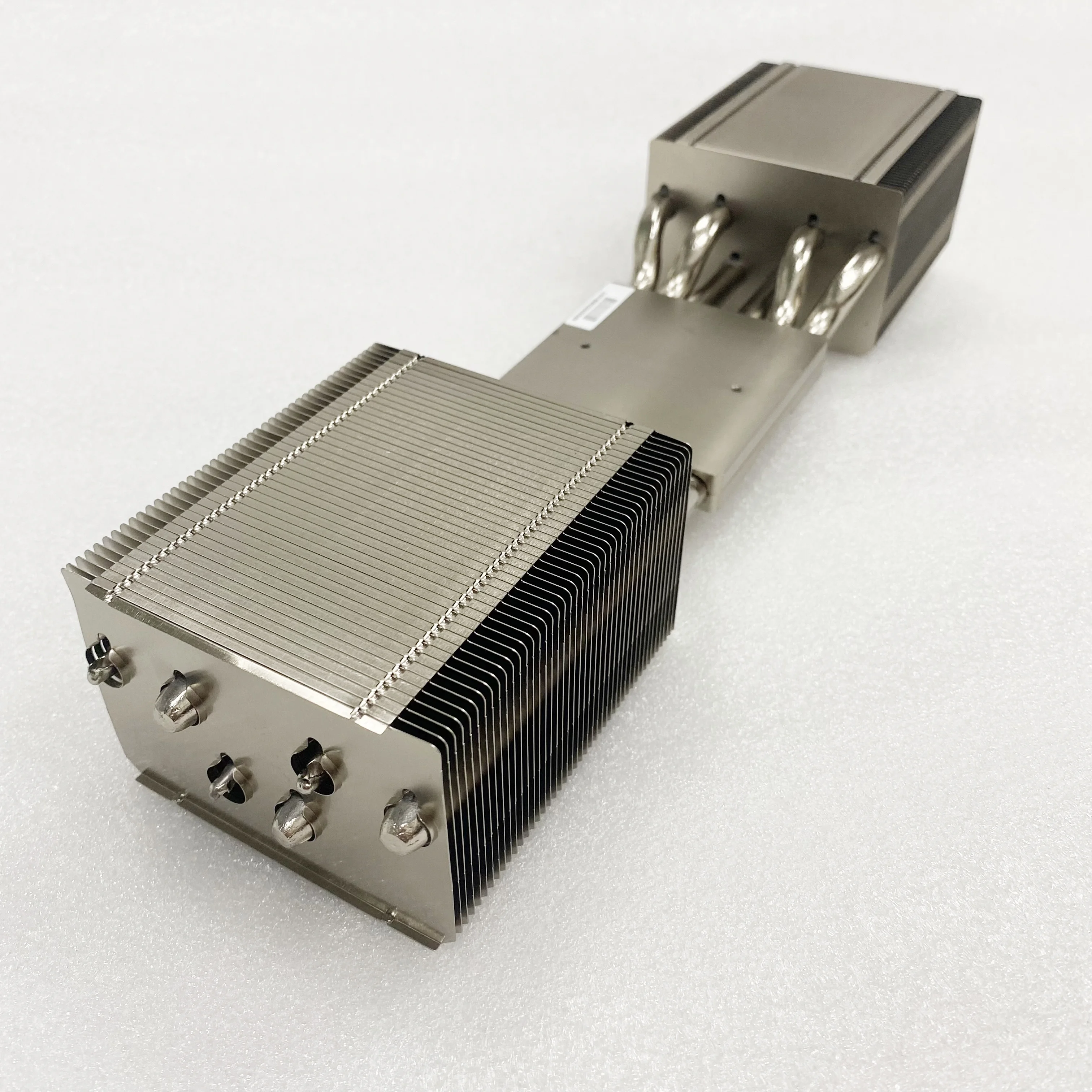 Nickel Plating Aluminum Heatsink with 10mm Heatpipe for Thermoelectric Cooler