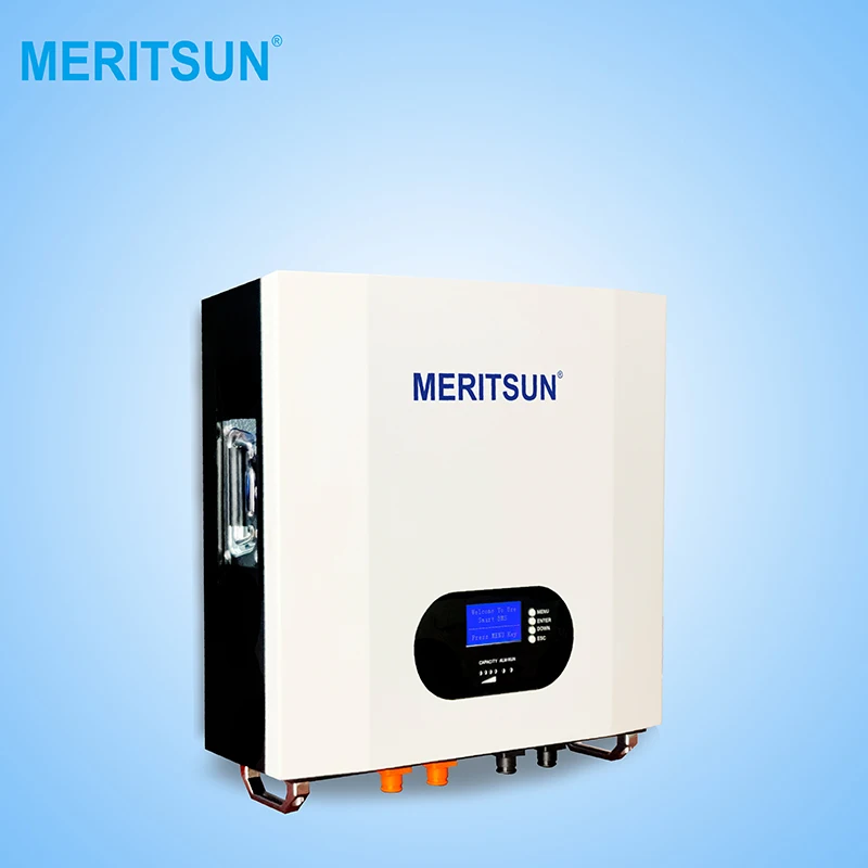 Hot MeritSun 10kwh Hybrid Grid LiFePO4 48V Lithium Battery Solar Energy System