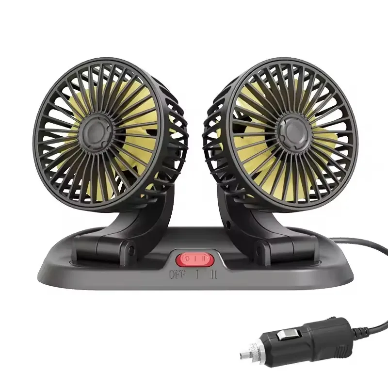 24v Large Truck Fan Essential Refrigeration Machine for Summer 360 Degree Rotatable Cooling Fan