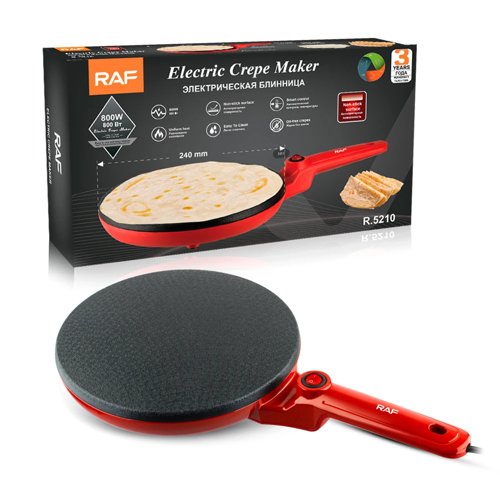 Popular 24cm Large diameter Household Electric Crepe Pan Electric Crepe Maker