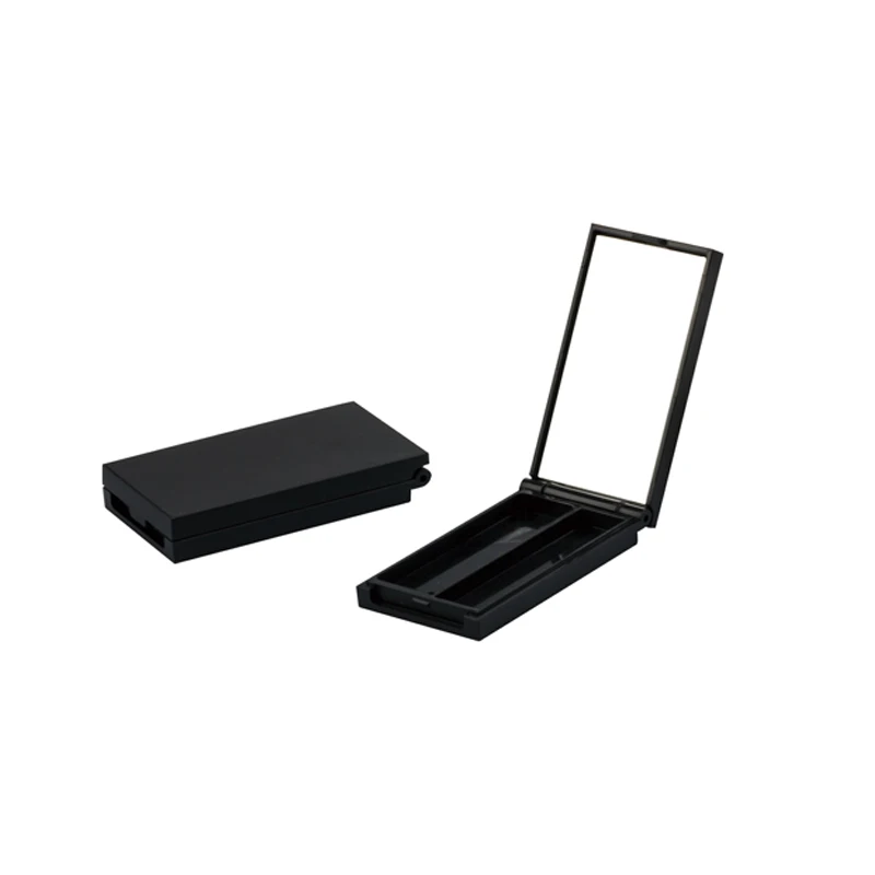 Luxury 2 colors rose gold custom eyeshadow palette container private label medical clip board eyeshadow cases