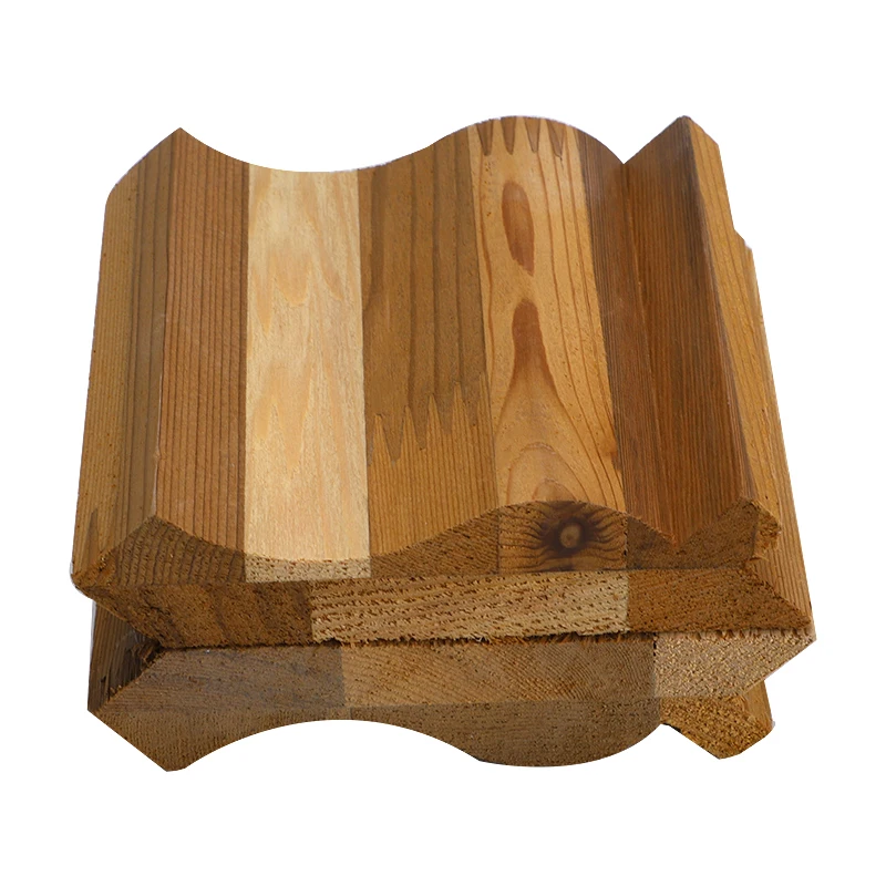 Wooden Moulding Upscale Red Ceder Crown Moulding for Ceiling Decoration