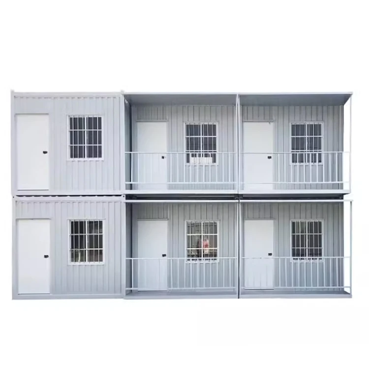 Amenities Building Prefab Flat Pack Prefabricated Multi Layer Duplex Container House  For Family Office Shop Hospital