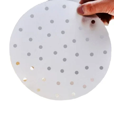 Steamer Paper Does not Stick to Household Round Disposable Food Grade Oil Paper Pad