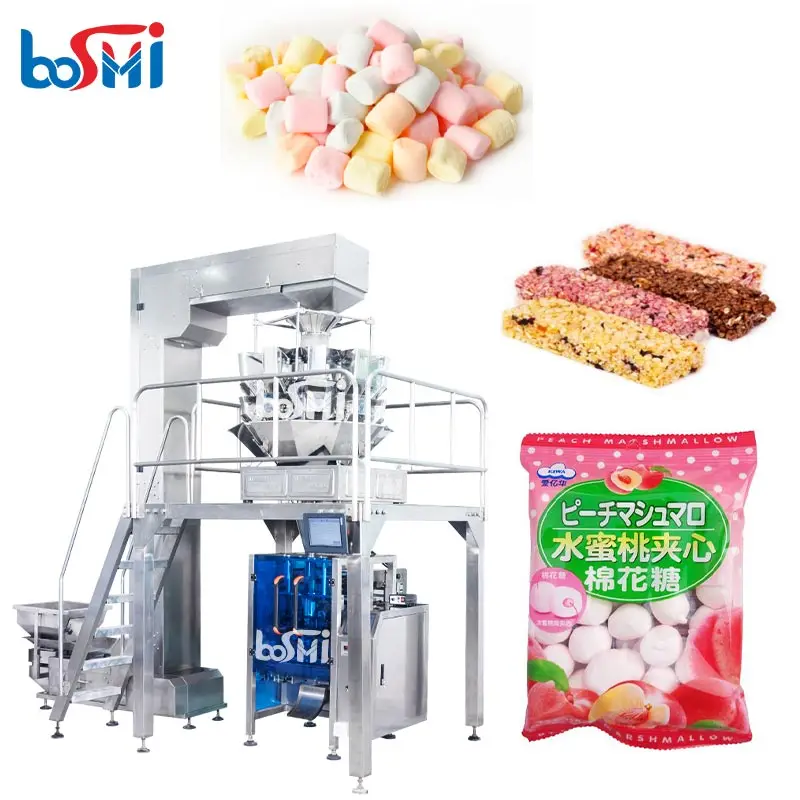 Automatic dried leaves dried marshmallow leaves packing machine cereal bar cashewnut packaging Machine