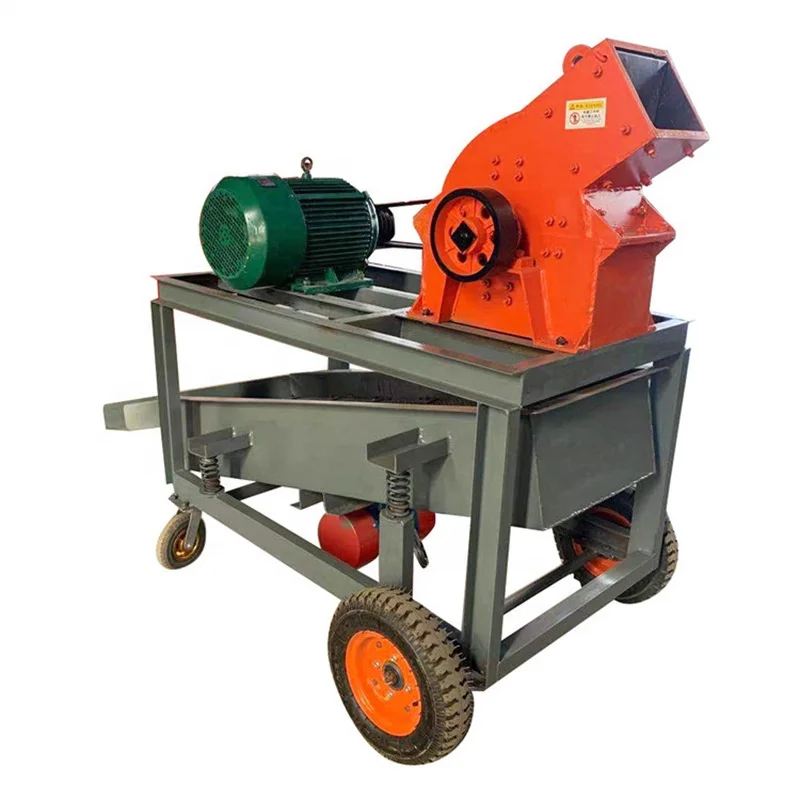 Mini Portable Mobile Pc Series Diesel/Electric Hammer Crusher Hammer Mill For Sale
