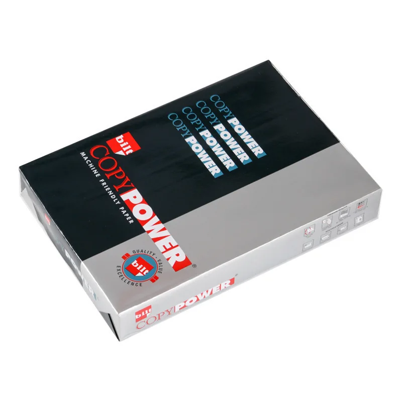 Белая копировальная бумага A4 70 г в наличии, деревянный материал OEM для офиса и дома