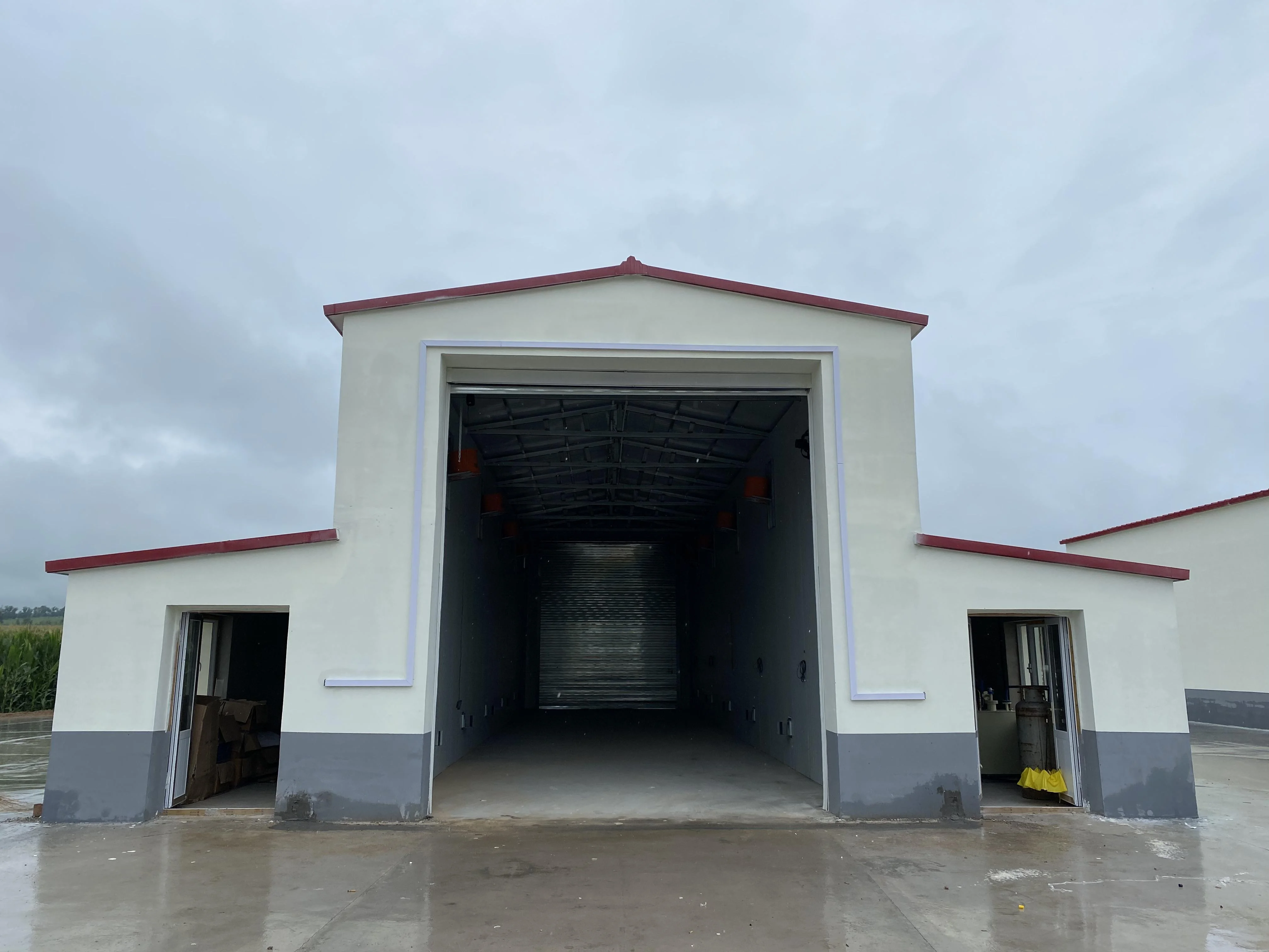 Post Cleaning Vehicle Drying Disinfection Car Drying Shed for Access to Livestock Buildings