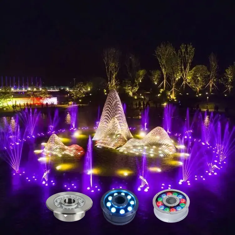 Hot Sale IP68 12W 18W 24W 36W Underwater Pool LED Fountain Light