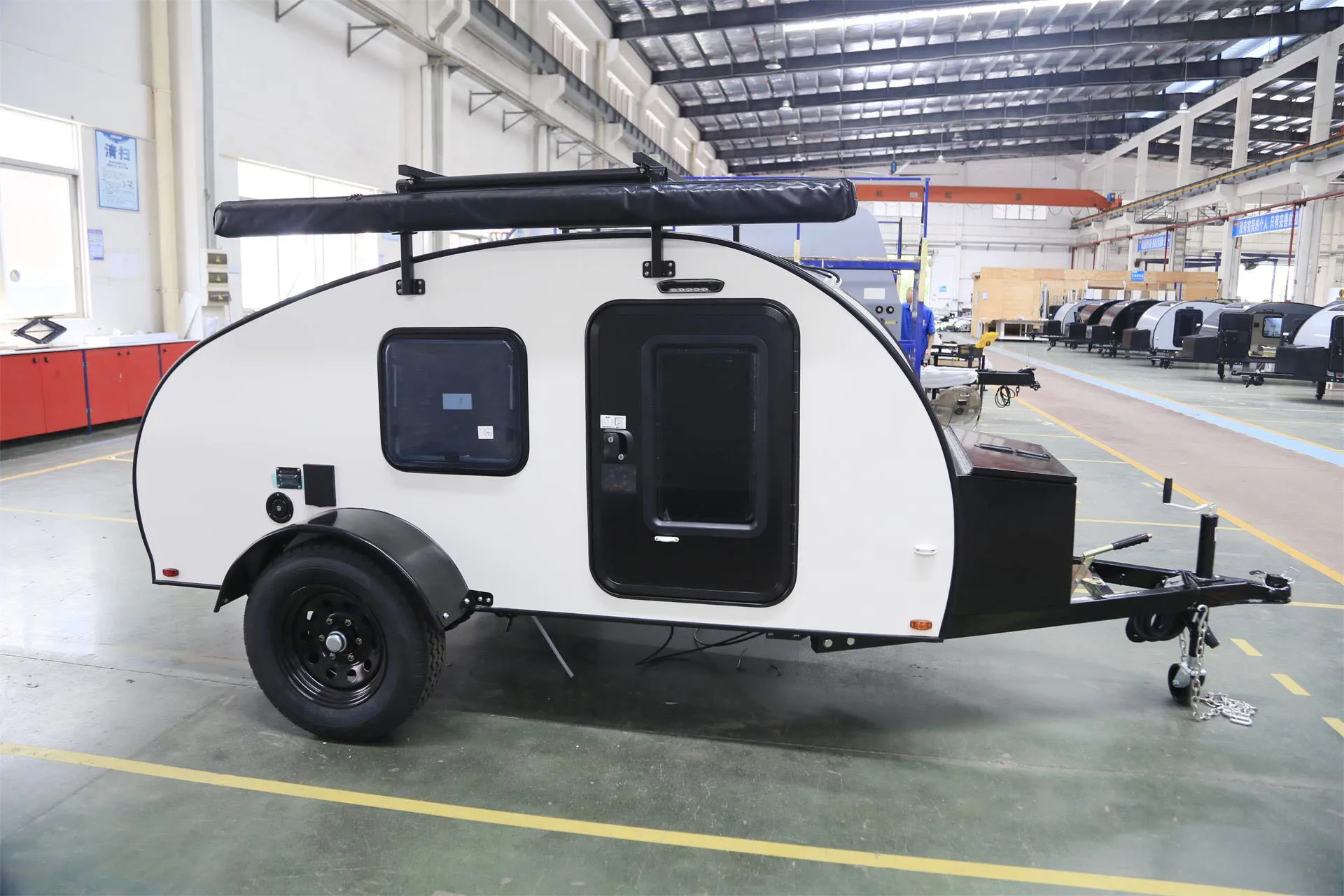Караван Rv Camper туристический капсульный прицеп мини-внедорожник по суше сэндвич-панель кемпер каплевидный небольшой караван