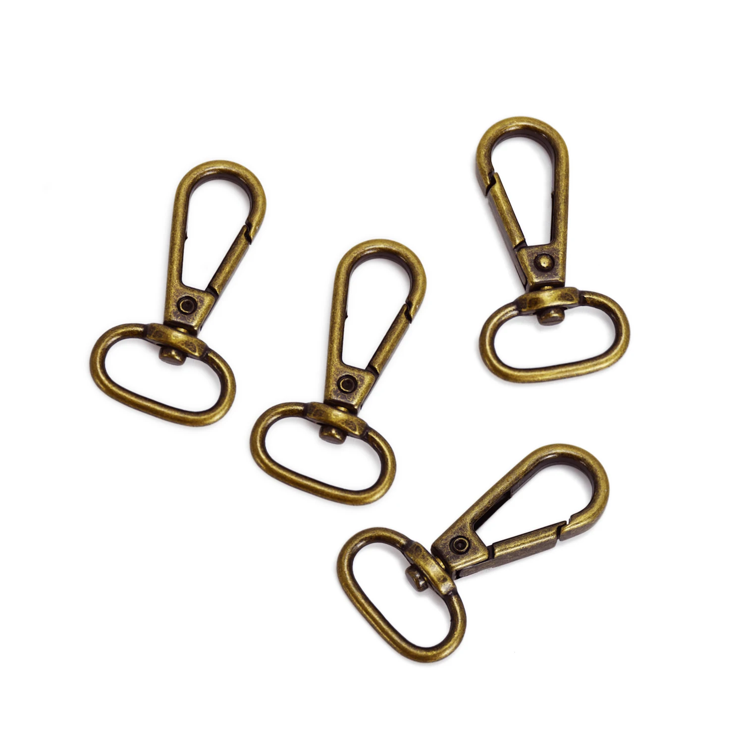 Wholesale Customized Alloy Bags Snap DIY shoulder strap buckle Metal Dog Hook Buckle Bronze Swivel Spring Snap Hook Buckle