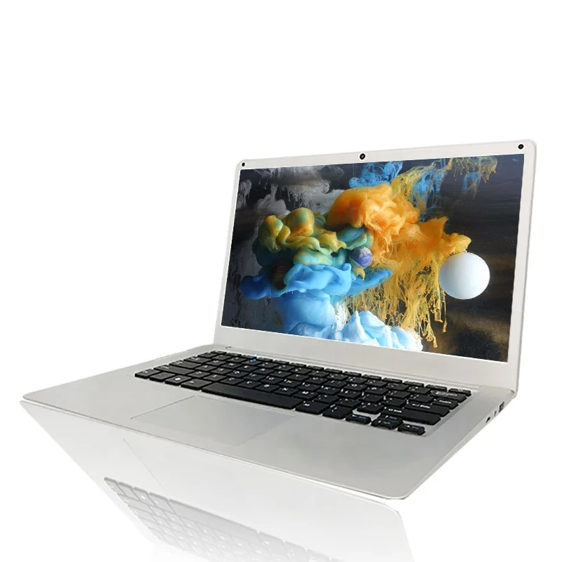 buy bulk laptops 14 inch with low cost laptop intel Z8350 4GB 64GB Silver color