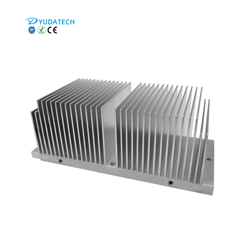 Aluminum electronic heat sink custom extrusion CNC machining heat sink for led cooling