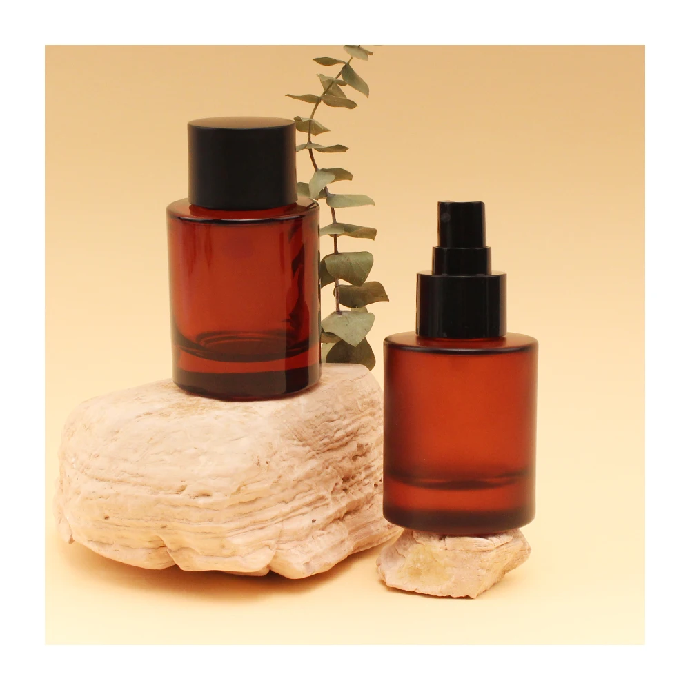 1oz 2oz 4oz 15ml 30ml 60ml 120ml 1 2 4 Oz Amber Cosmetics Empty Essential Oil Face Serum Glass Dropper Bottles With Dropper