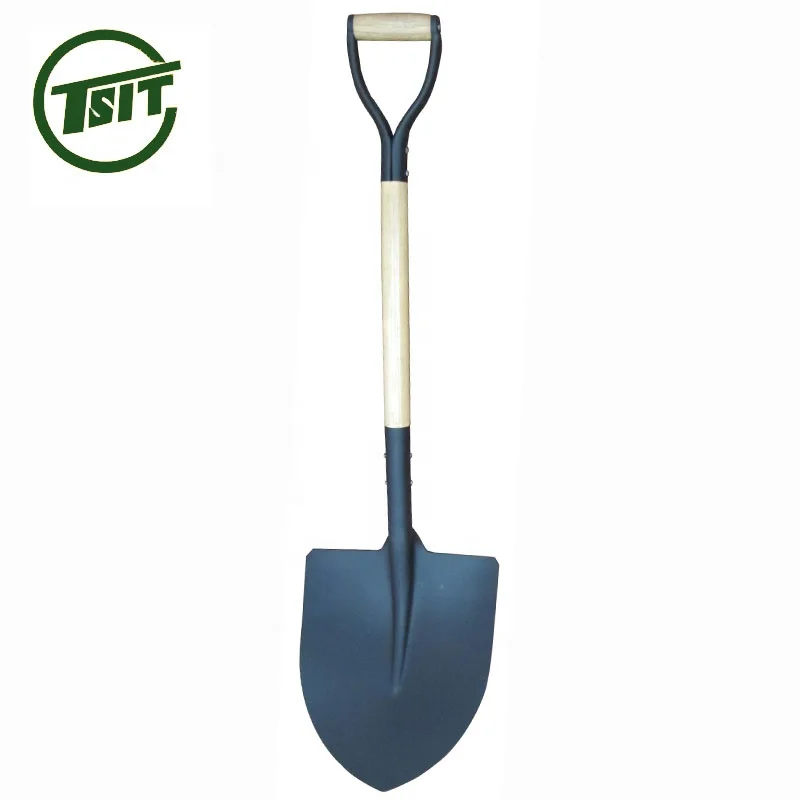 wooden handle Y type garden farming pala shovel