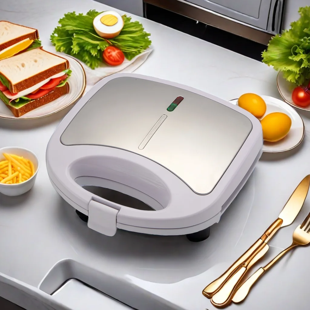 Industrial commercial portable Non-Stick Cooking Surface Cool Touch Handle Double Side 6 in 1 6 in 1 toaster