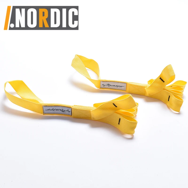 Talon Pull Up Grip Strength Straps - Nylon Finger and Thumb Loops for Grip Training, Rock Climbing, Hand and Arm Strengthener