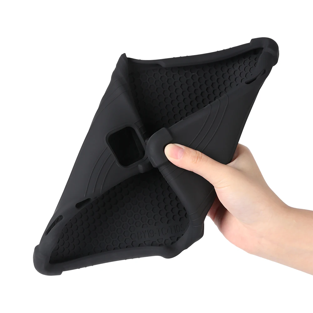 Tablet Silica Gel Armor Case For TCL Tab 10s 9081 10.1 Max 10.36 10L 8491X Tab10 9183G Back Anti Knock Soft Bracket Cover Cases