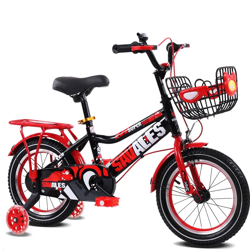 attractive design 12 inch kids 4 wheel bike/children bicycle from xingtai/wholesale cheap price kids small bicycle with basket