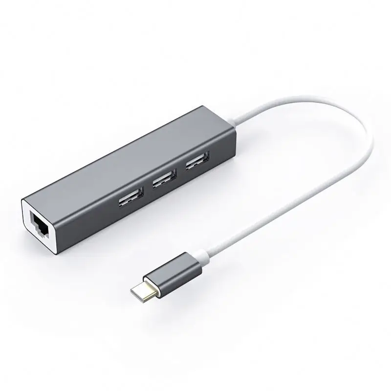 Type c to rj45 Gigabit Ethernet laptop drive-Free Wired 100 m network Port USB network adapter