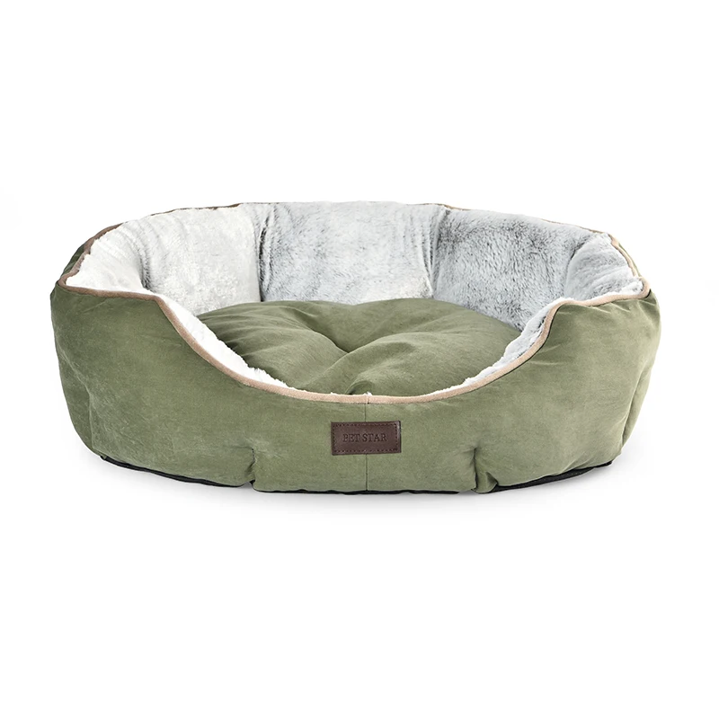 Non-slip Recycled Material Warm Soft Dog Bed Eco-friendly Dog Bed