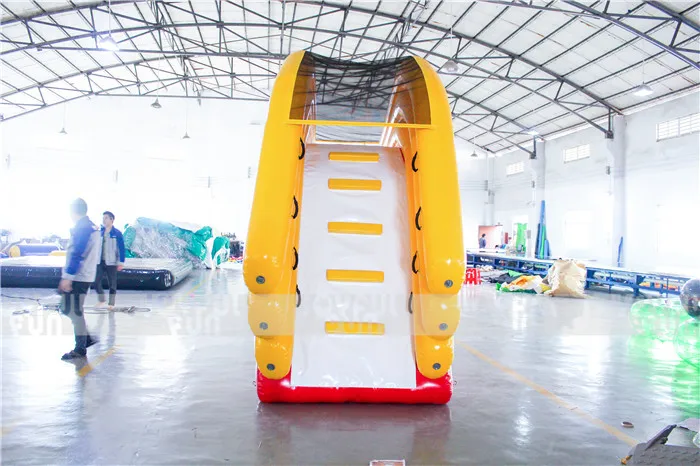 PVC durable material inflatable water slide for yacht inflatable boat yacht slide for sale water play equipment