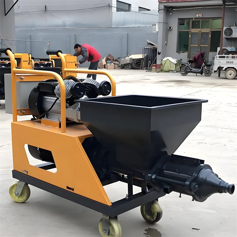 Handheld diesel Mortar Sprayer Machine Engines Concrete Spray Machines electric Wall Cement Spraying
