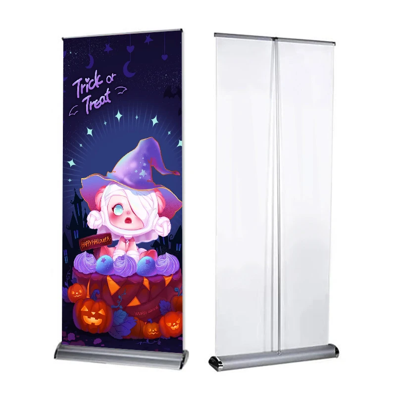 Digital Printing Machine To Print Banner Personalised Broad Base Roll Up Stand Retractable Banner Stand Hardware Only