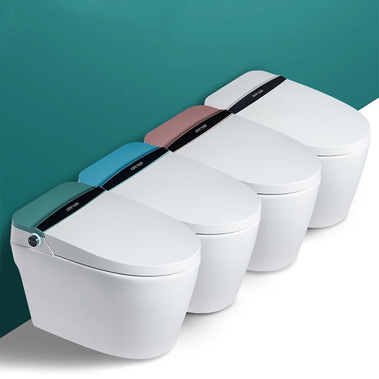 Modern Ceramic Siphonic Flush Commode Color Intelligent Bathroom Smart Bidet Toilet