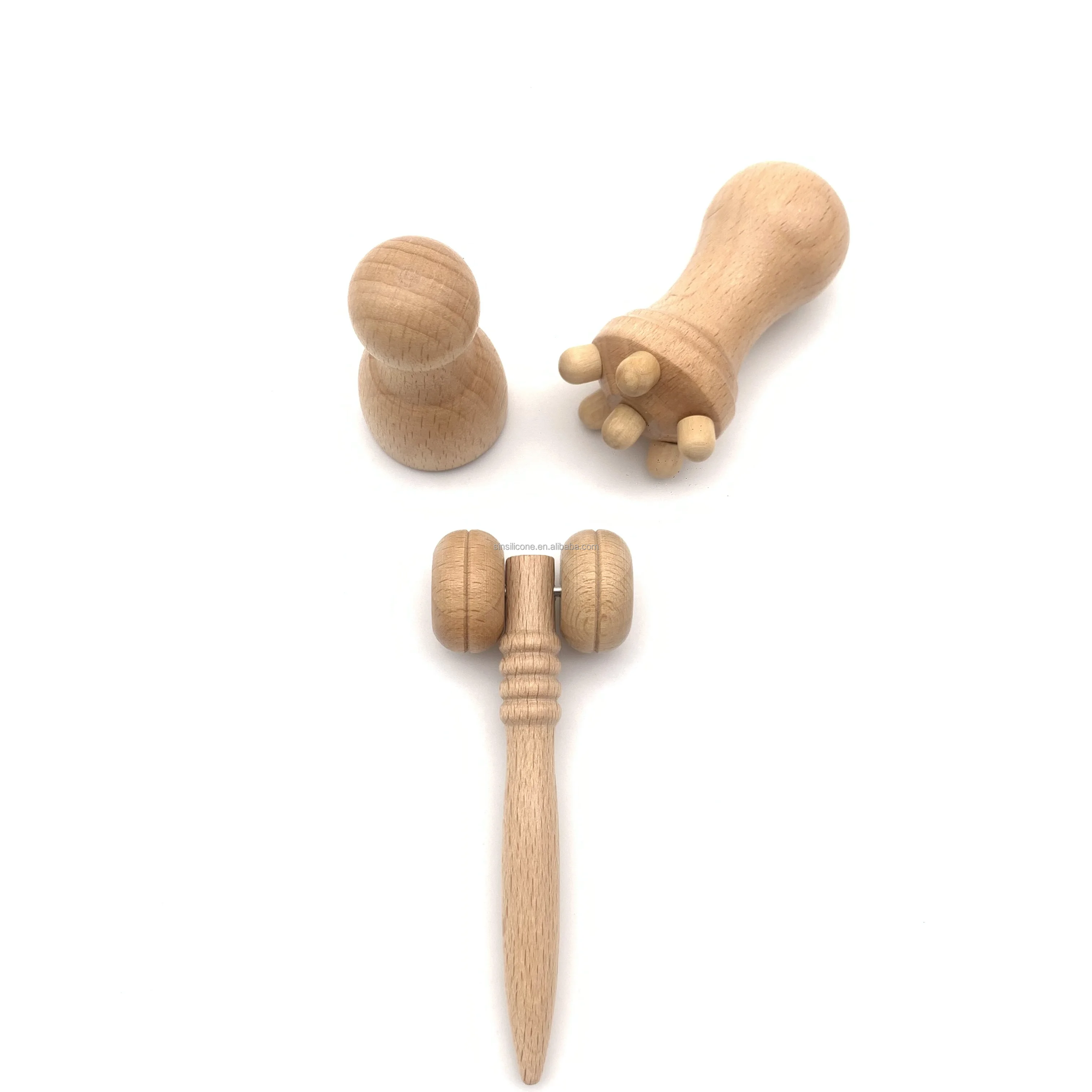 Tuuli Accessories - T-Shape Massage Roller, Body and Face Roller, Multi-Functional Facial Massager, Helps Ease Muscle Tension an