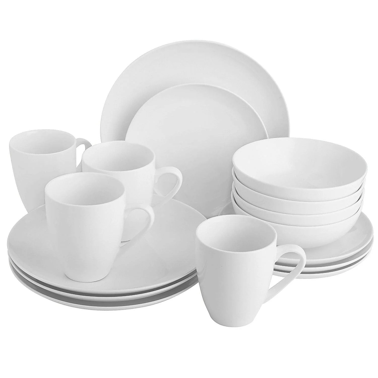 Ceramic glazed dinner set 20pcs