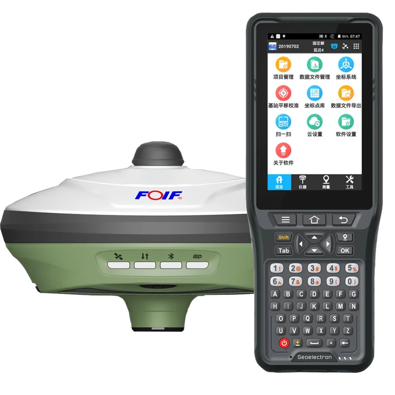 receiver gps survey equipment Dual frequency land surveying gnss rtk receiver price channels GPS RTK  FOIF A70pro IMU 800