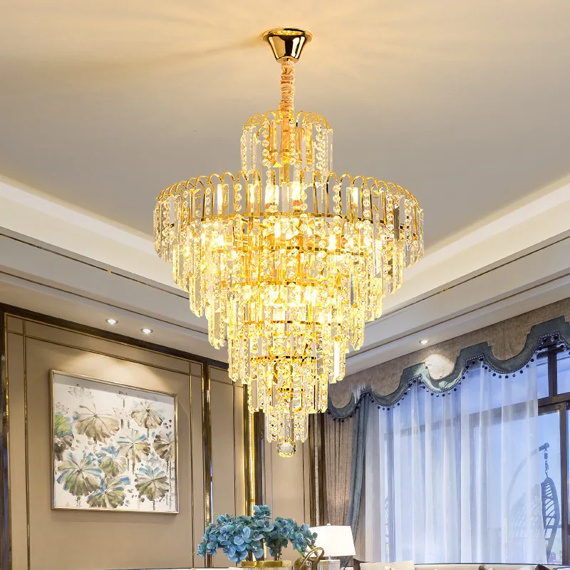 European Style Crystal Chandelier Indoor Decorate Light Creative Lighting Modern Crystal Chandeliers Pendant Light
