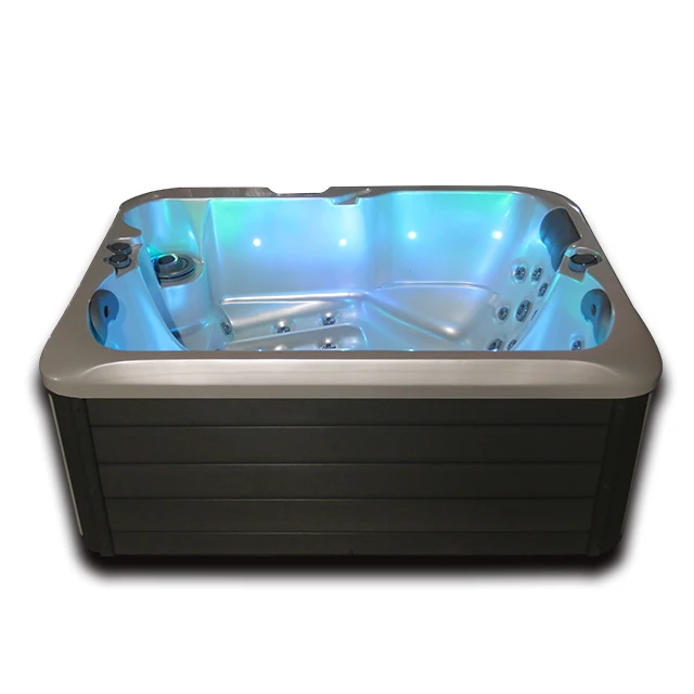 E-162S  Spa Design 3 Person 25 Jets Outdoor Hot Tub Spa Freestanding Bathtub For Massage Function