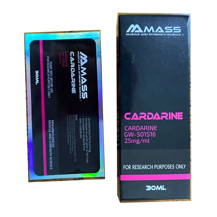 30ML dropper bottle 30 MK 2866 GW-501516 hot sale pharma bottle packaging steroid empty paper box