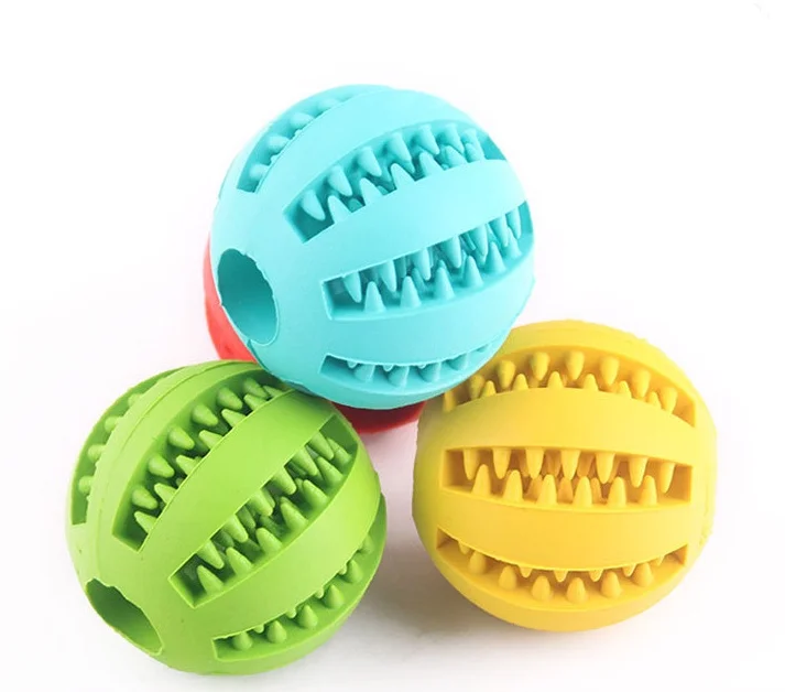 Kingtale Pet Supplies Custom Eco-Friendly Throwing Dog Chew Toys Wholesale Rubber Pet Tennis Balls Interactive Dog toy ball