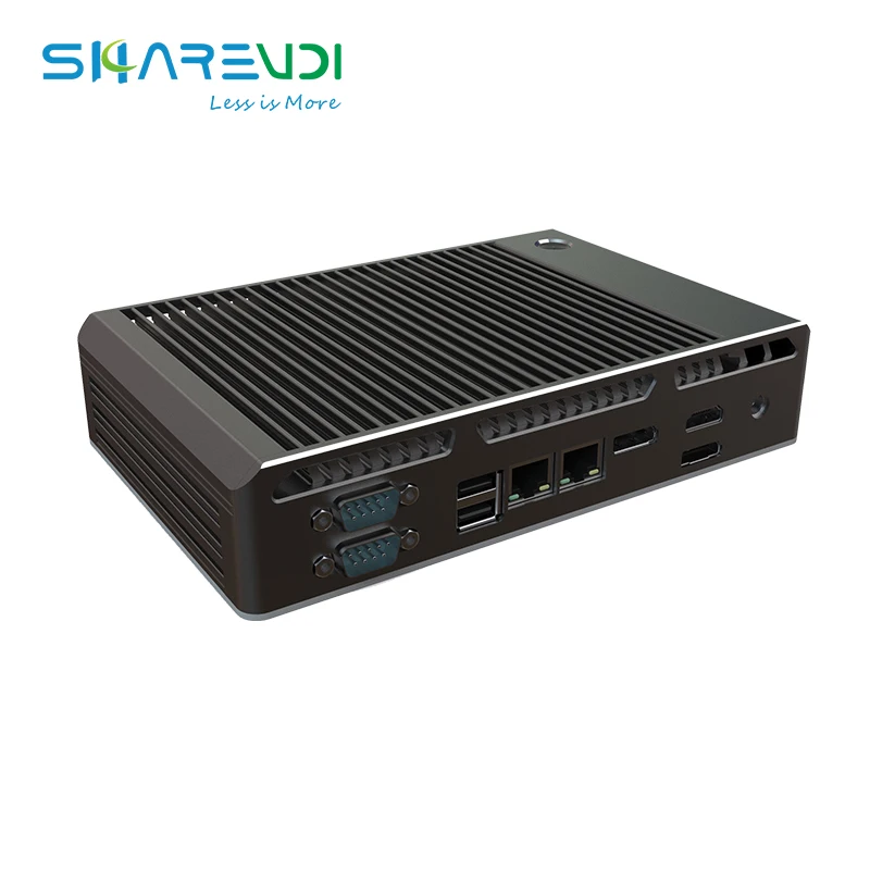  SHAREVDI i3 7020U i5 i7 4K HD DP dual lan мини промышленный безвентиляторный ПК компьютер для наружных цифровых