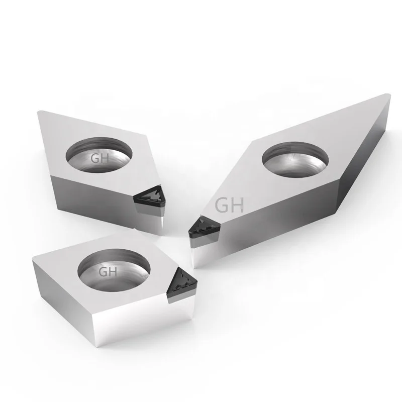 Diamond PCD chipbreaker turning tools DCMT VCMT VCGT CCMT PCD chip breaker insert for aluminum