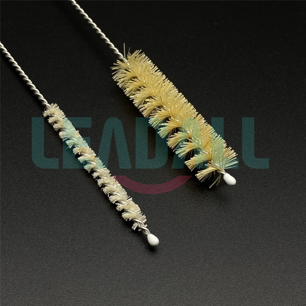 Metal straw clean brush by stainless steel