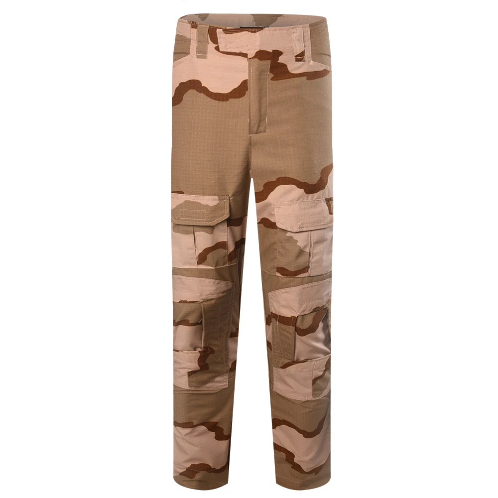 Desert Three color camouflage ACS Combat suit 65% polyester 35% cotton with 100% cotton shirt for training tactical uniform