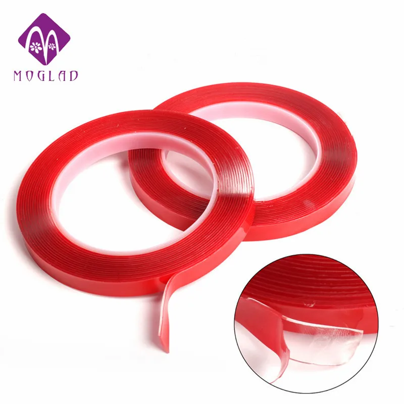 High quality 5m long Double Sided Adhesive Glue Tape Roll nail art tools
