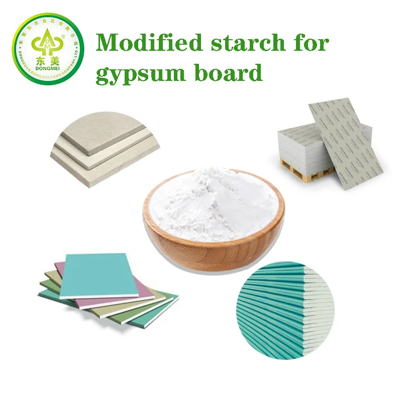 Good quality  modified starch for gypsum plaster board