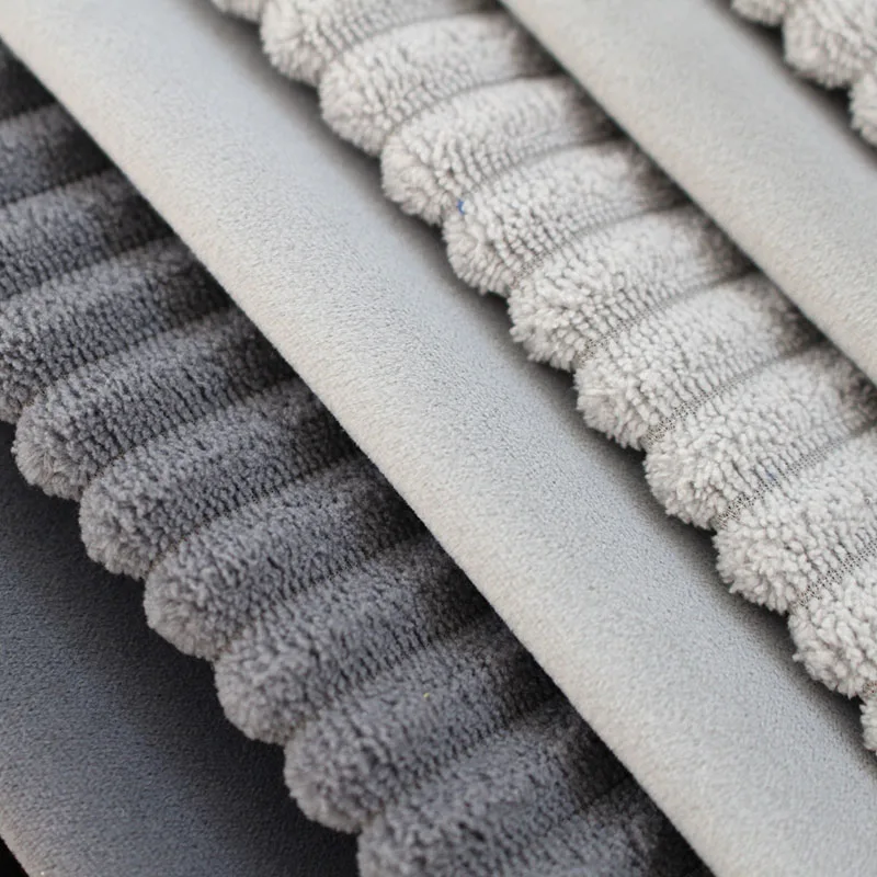 Wholesale Hot Selling Solid Color Soft Polyester Velvet Corduroy Fabric For Sofa