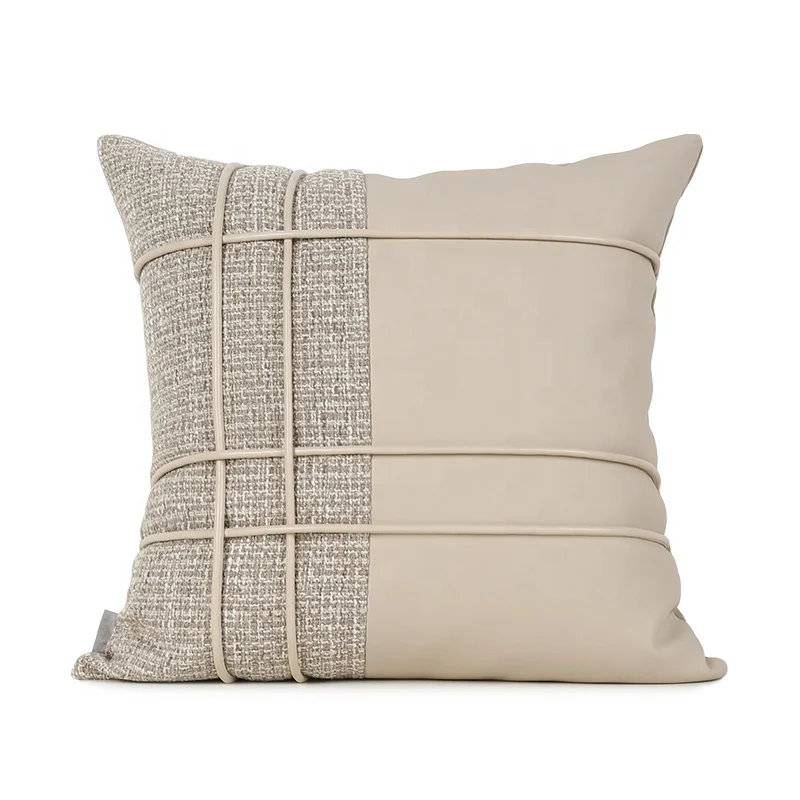 Pillow Covers Home Decorative Jacquard  Square Pillow Light Luxury  Bed Pillow Cases