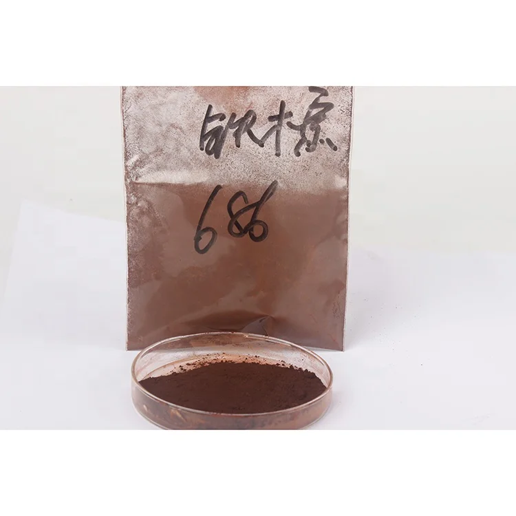 Китайские производители прямых продаж коричневый 686 железнокислый пигмент для краски