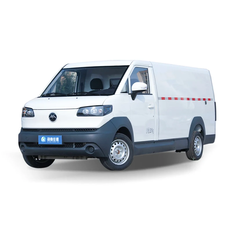 China New Gonow Aote New Energy Electric Vehicle Electric Van Pickup Truck 4 Wheels Electric Mini Cargo Van