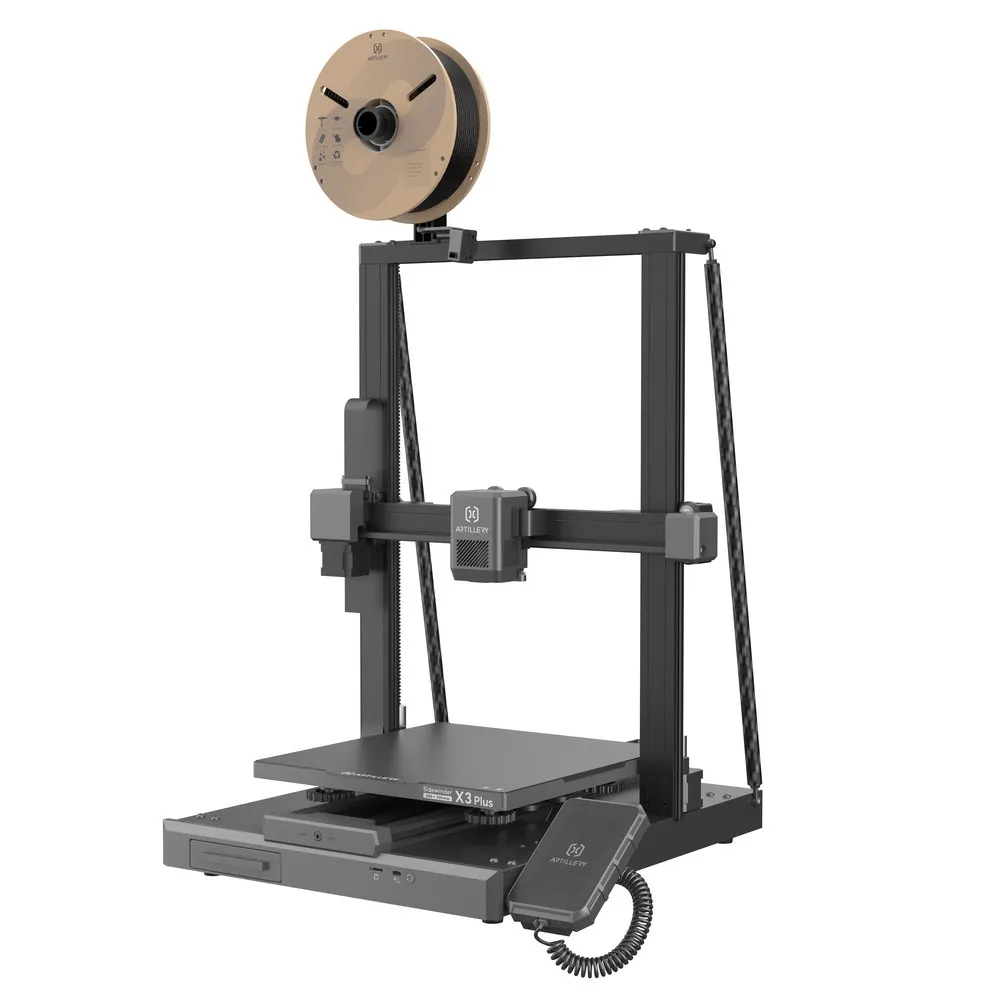 3d Printer Artillery Sidewinder X3 Plus 3D filament Printer 300mm/s High-Speed with Auto Leveling and Dual-Gear For FDM Machine